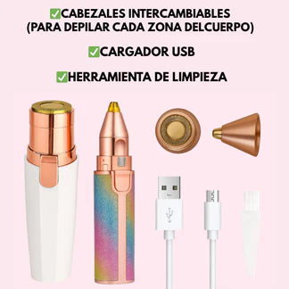 Depiladora facial 2 en 1 + REGALO